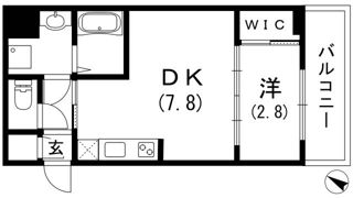 アドバンス三宮ラシュレの間取り画像