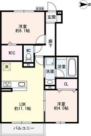 ソレイユ鴻の巣の間取り画像