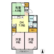 ドミール平野 B棟の間取り画像