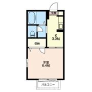 シャトー中沼の間取り画像