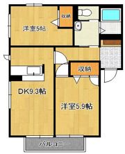 サンアネックス竹末の間取り画像