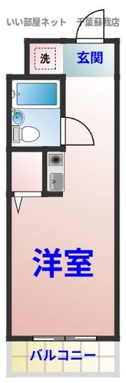ヴィレッジハウス千葉南の間取り画像