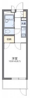 レオパレスヴィラ曽根Cの間取り画像