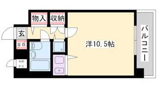朝日プラザ長田南の間取り画像