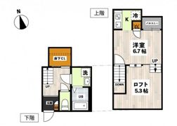 ADC法界院メリアの間取り画像
