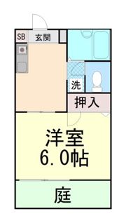住吉西尾ハイツの間取り画像