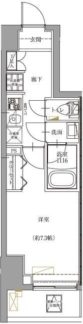 ユリカロゼ五反野の間取り画像