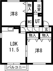 EST A棟の間取り画像