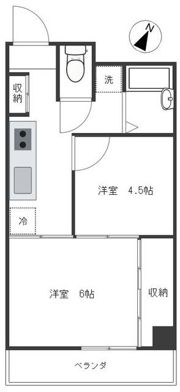 フロール氷川台の間取り画像