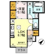 グローリー Jの間取り画像