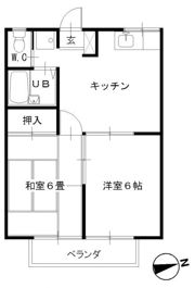 エステートピアみしまやⅢの間取り画像