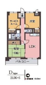 ヴィラフィオーレの間取り画像