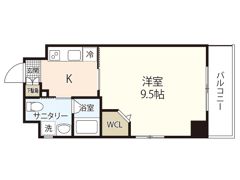 パレグレース中広Ⅱの間取り画像