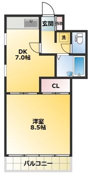 ホシノフラット目白台の間取り画像