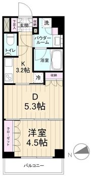 デュオステージ武蔵小金井の間取り画像