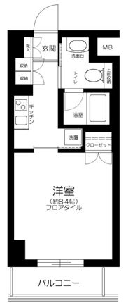 Rising place池袋の間取り画像