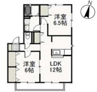 リジョイスタウン Bの間取り画像