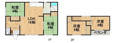 苫小牧有珠の沢6丁目戸建の間取り画像