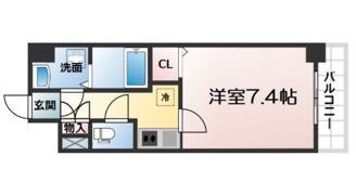 ミラージュパレス上本町の間取り画像
