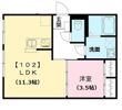ユアメゾン千舟の間取り画像