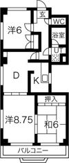 パルナスよもぎ台の間取り画像