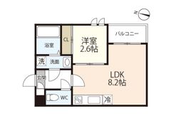 Regalest Fleurir 草津 (フルリール)の間取り画像