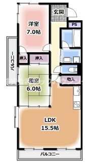 パープルソシアの間取り画像