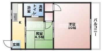 ニューハイツ青山の間取り画像