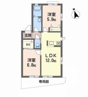 プランドール凛 B棟の間取り画像