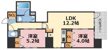 JASPER御堂筋本町の間取り画像