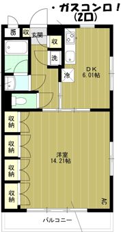 ボナールKGの間取り画像