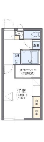 レオパレス本沢合Ⅲの間取り画像
