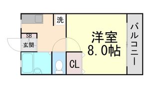 シャルマン六甲の間取り画像