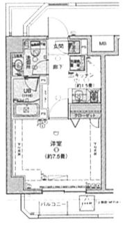 シースペース三ノ輪の間取り画像