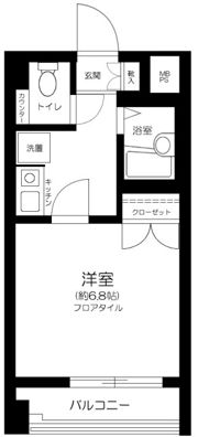 シンシア白金山北ホームズの間取り画像
