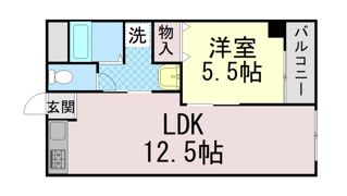 メゾン甲南の間取り画像