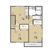 UハイツⅠstの間取り画像