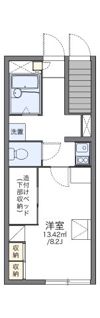 レオパレスWest Ⅲの間取り画像