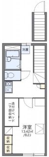 レオパレスyanagiⅢの間取り画像