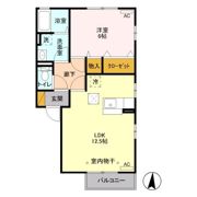 プリムローズ Bの間取り画像