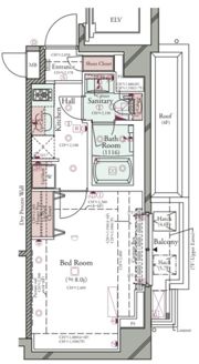 コンシェリア池袋 THE RESIDENCE EASTの間取り画像