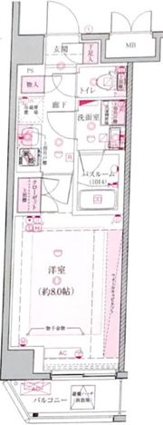 アルテカーサアリビエ綾瀬の間取り画像