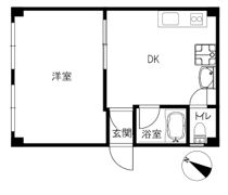 メゾンドローゼ2の間取り画像