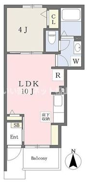 サンリットはなみずき Rの間取り画像