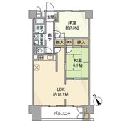 東武鶴瀬西口サンライトマンションの間取り画像