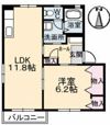 ラ・パルテール旭川 八番館の間取り画像