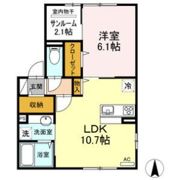 クレア中倉の間取り画像
