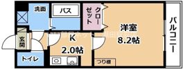 GROOVE南草津Ⅱの間取り画像
