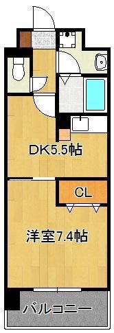 ベイプレイス小倉の間取り画像