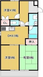 ハイツ浅井の間取り画像